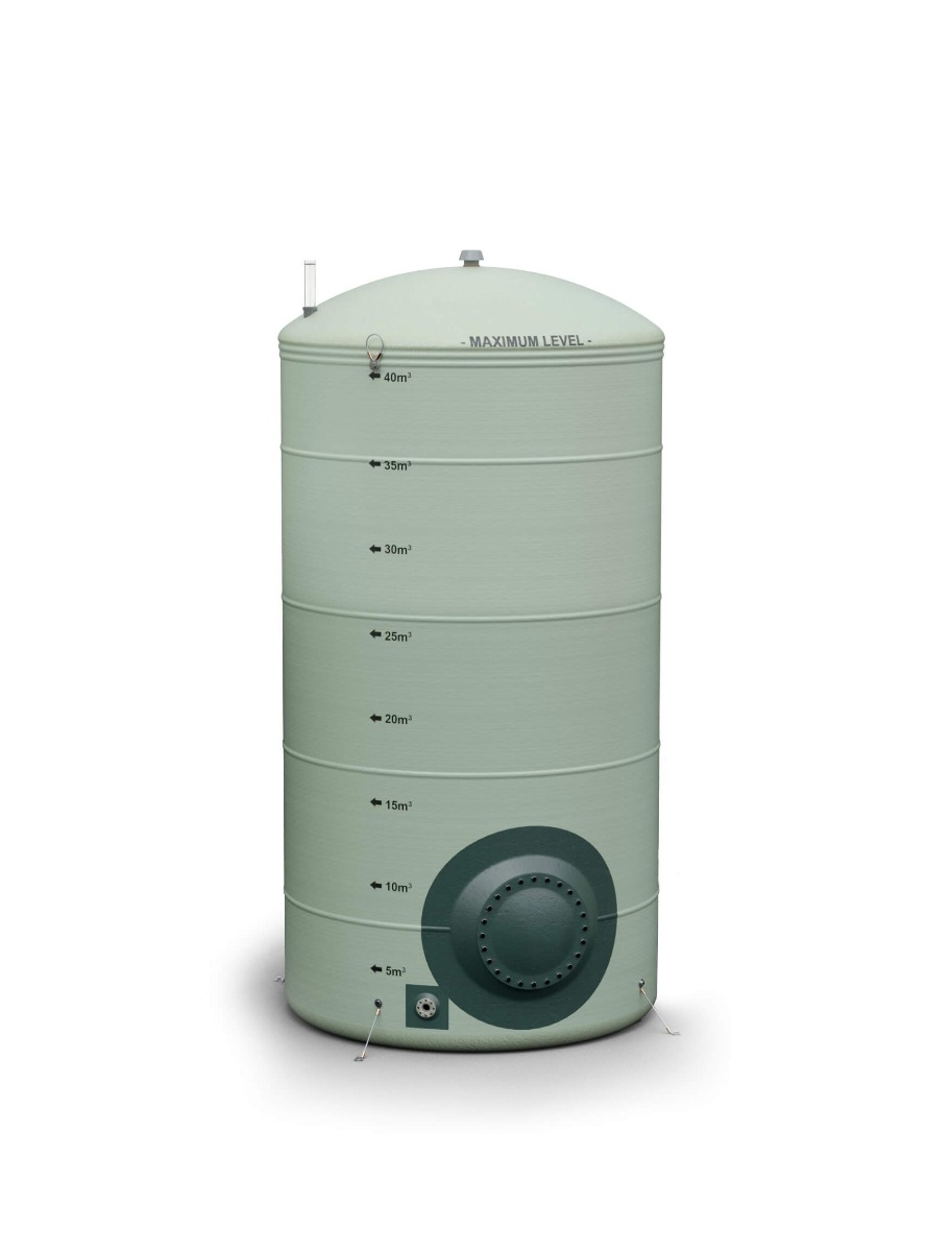 40m3 Camplas GRP Bulk Storage Tank