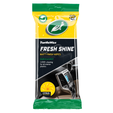 Turtle Wax - Fresh Shine Matt Wipes - 6 x pack of 24