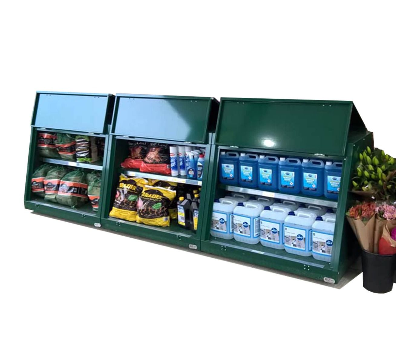 Bi-Fold Forecourt Bunkers