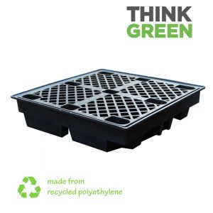 4 drum recycled pallet